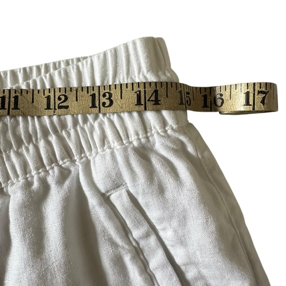 ATHLETA RETREAT LINEN CALLA LILY WHITE SIZE SMALL TALL - Picture 13 of 16